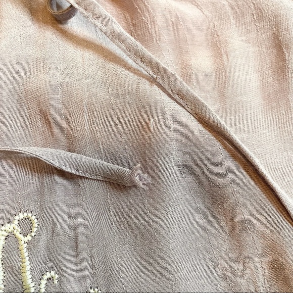 Gemstone embroidered peasant top, size Medium - Picture 9 of 9
